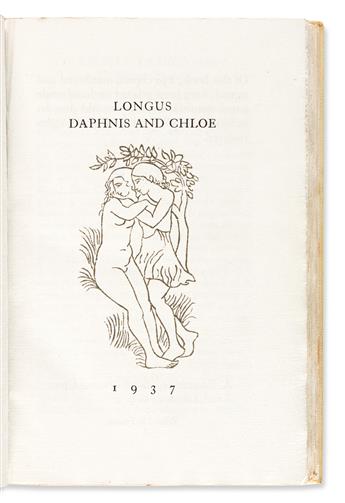 (MAILLOL, ARISTIDE.) Longus. Daphnis and Chloe.